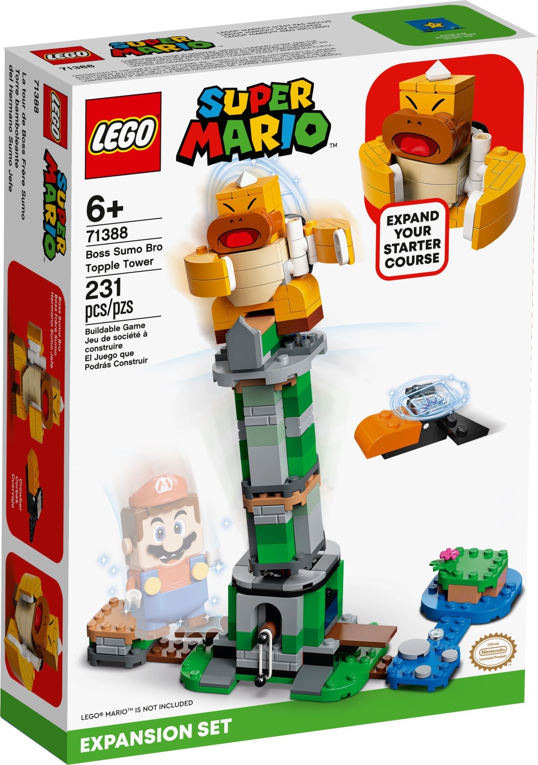 Super Mario Boss Sumo Bro Topple Tower 71388
