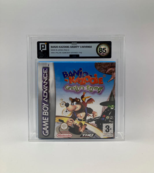 Banjo Kazooie: Gruntys Revenge Pixel Grading 85 CIB / Game Boy Advance / PAL UK